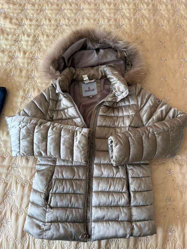 Damen Moncler Jacke Beige L