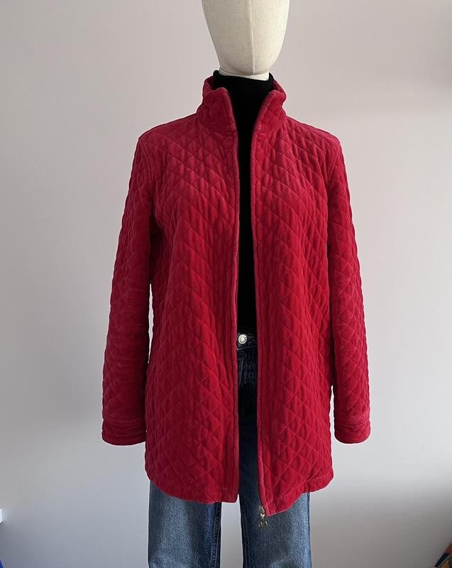 Женское Joan Vass Пальто Бордовый Хлопок 38