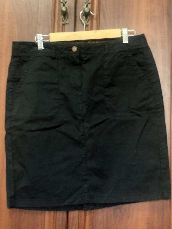 Femme Jupe Noir Coton L