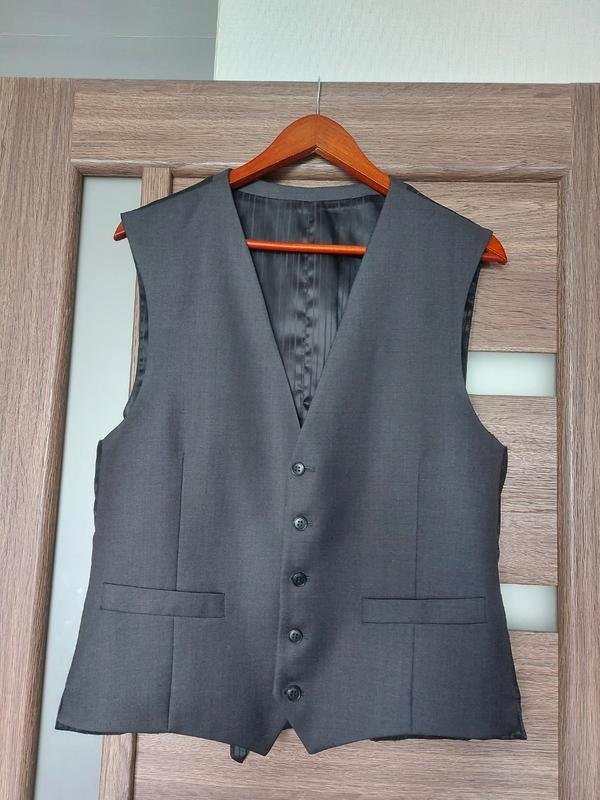 Женский Cerruti Жилет Серый Шерсть L