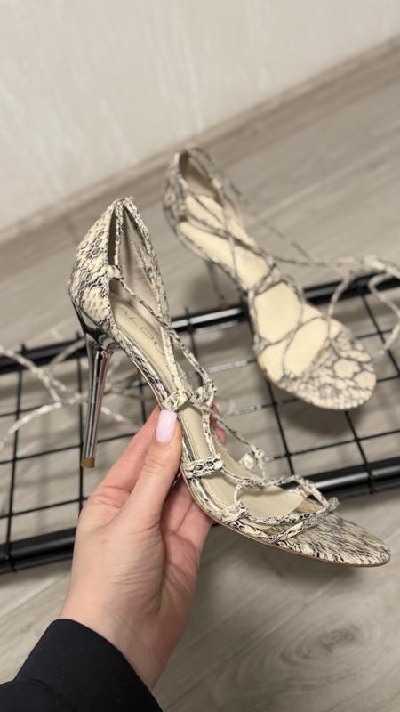 Women ALDO Heels Green Leather 38