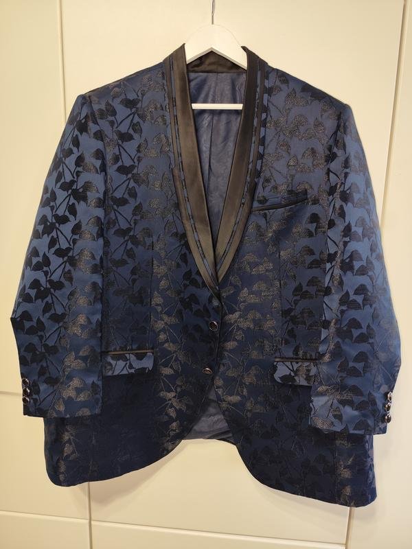 Femme Señor Blazer Noir Jacquard 54