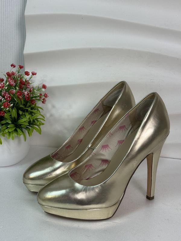 Женские Cube Туфли Золотистый Искусственная кожа