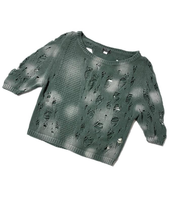 Damen Diesel Pullover Grau Baumwolle S