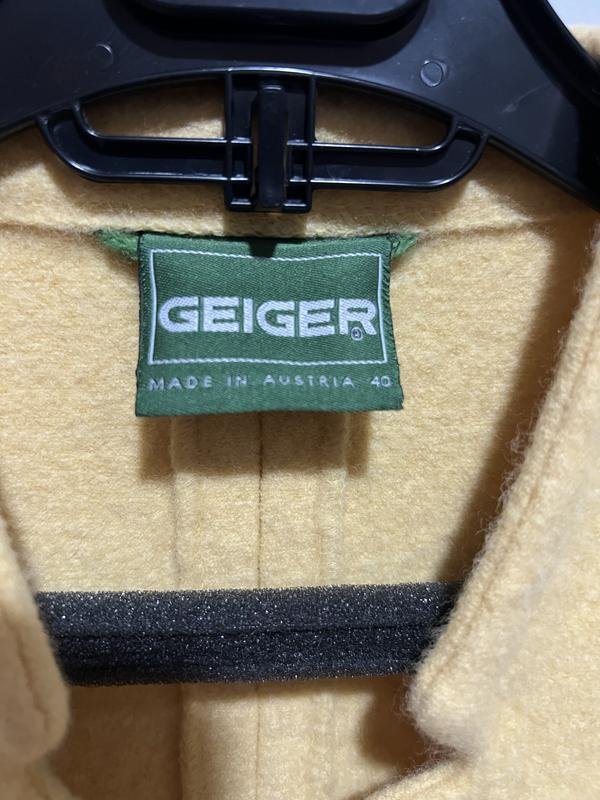 Женский Geiger Пиджак Жёлтый Шерсть Другой