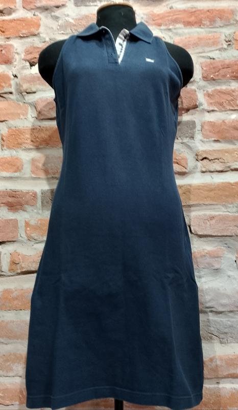 Damen Burberry Kleid Weiß Baumwolle M