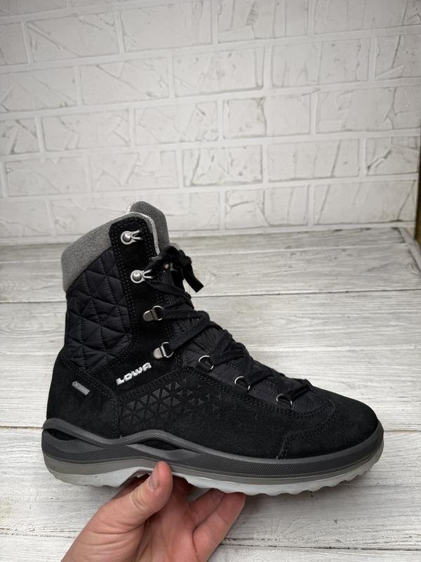 Donna Lowa Stivali Nero Suede 39.5