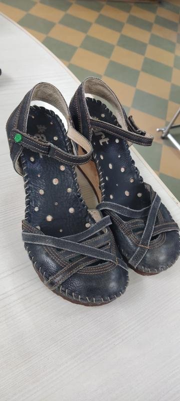 Women ART Heels Grey Leather 38