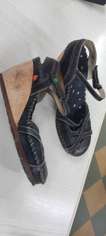 Women ART Heels Grey Leather 38