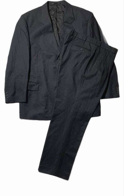 Uomo Completo Grigio Lana XL