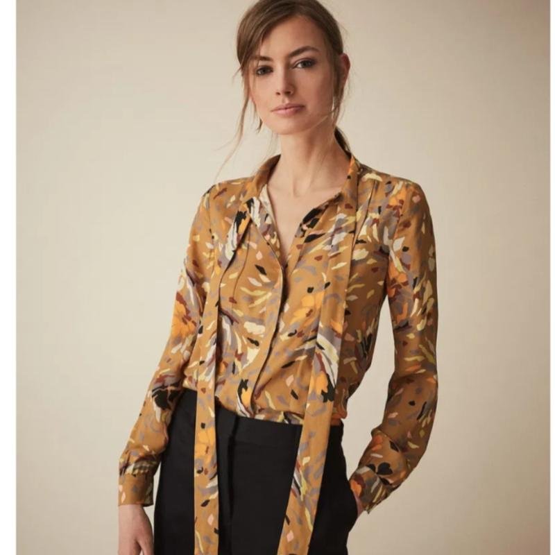 Donna Reiss Camicia Marrone Viscosa 38