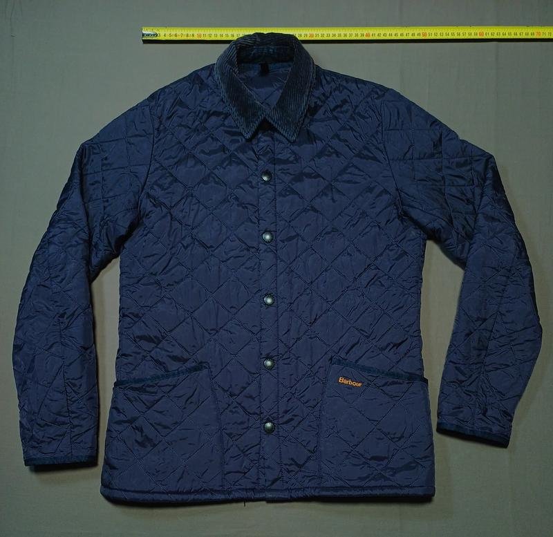 Men Barbour Jacket Black Cotton M