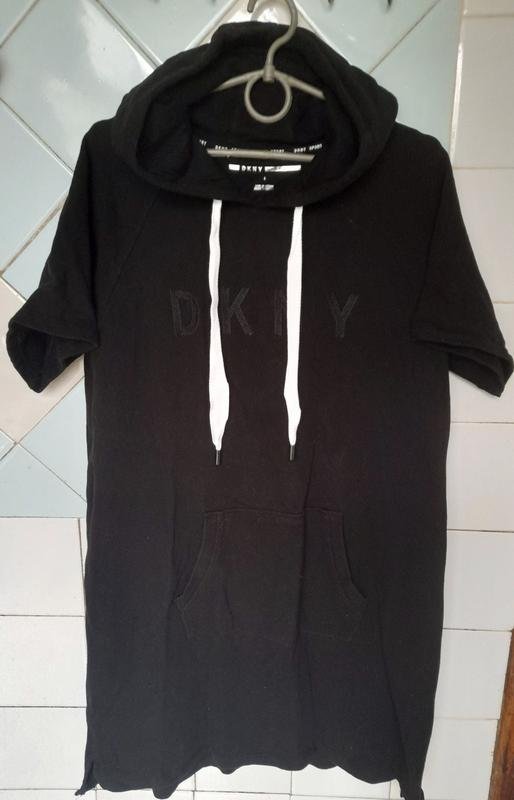 Damen DKNY Kleid Schwarz L