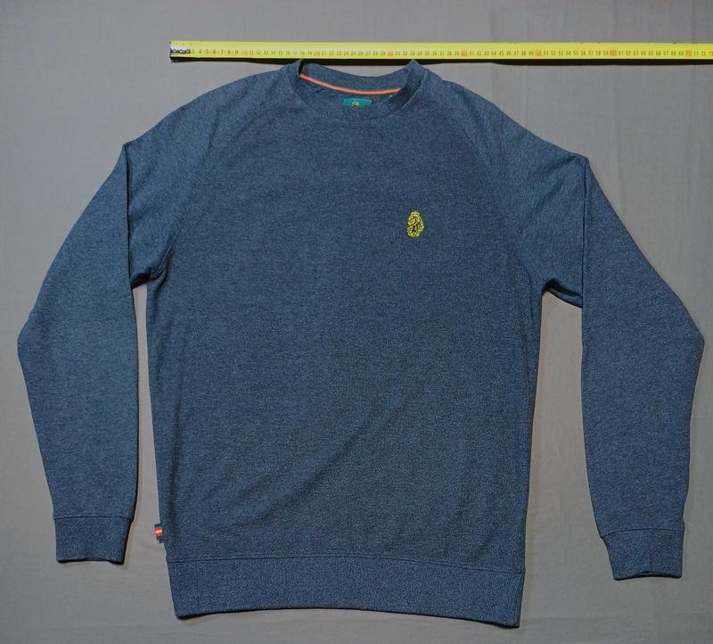 Men Luke Sweater Grey Cotton L