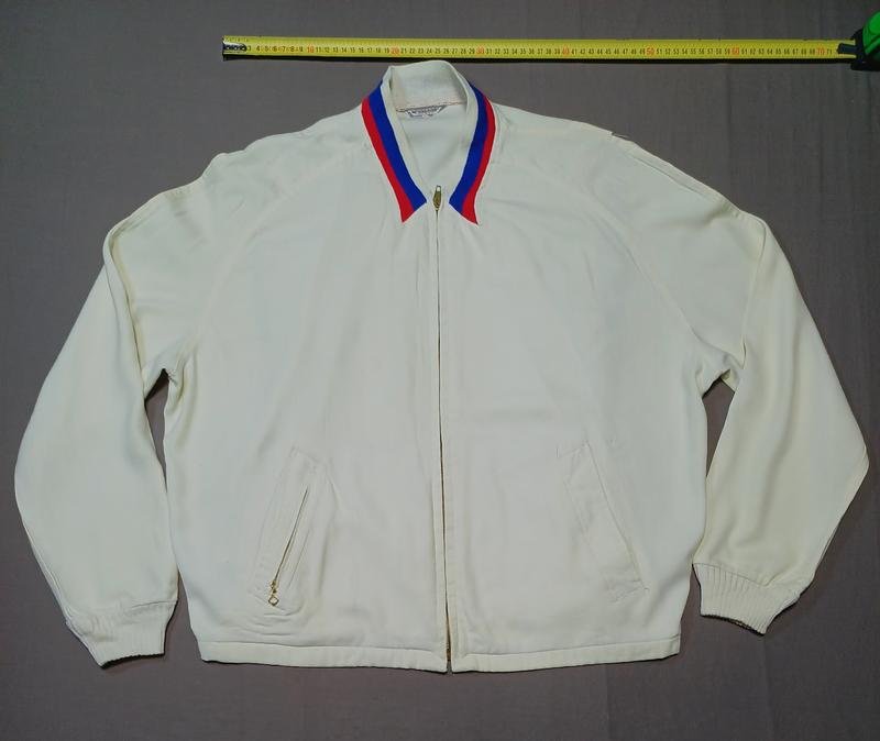 Men McGregor Jacket White Cotton XL