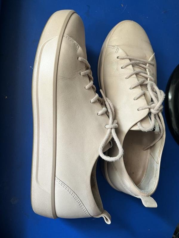 Women Ecco Heels Nude Leather 37.5