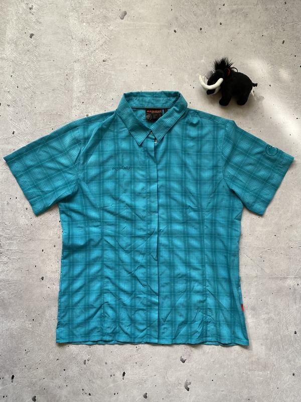Femme Mammut Chemise Turquoise XL