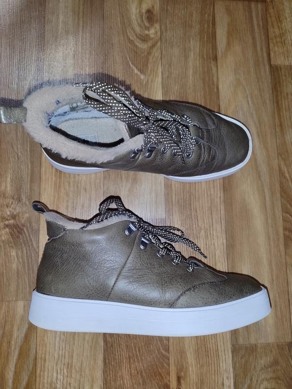 Женские Clarks Ботинки Хаки 39