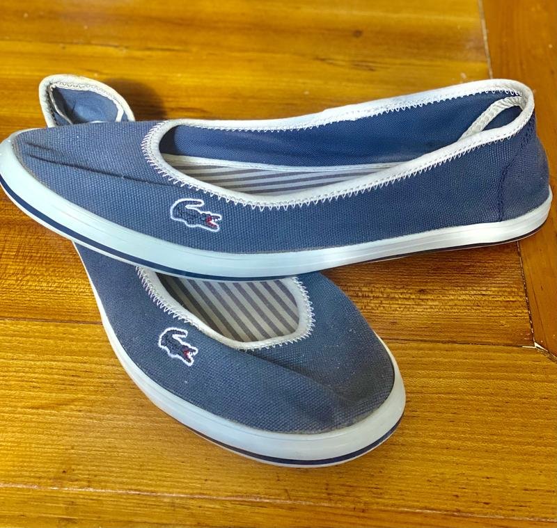 Damen Lacoste Absatzschuhe Marineblau Textil 40