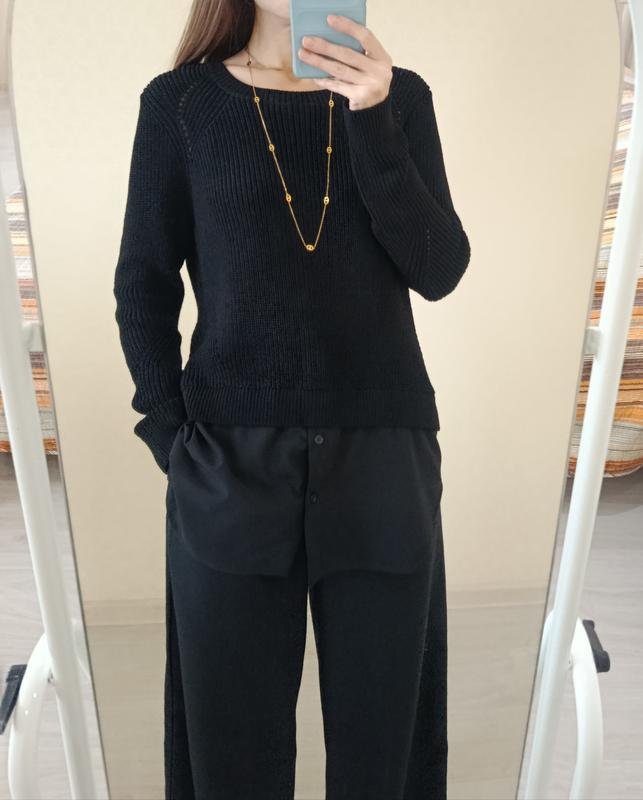 Femme Sandro Paris Pull Noir Viscose 38