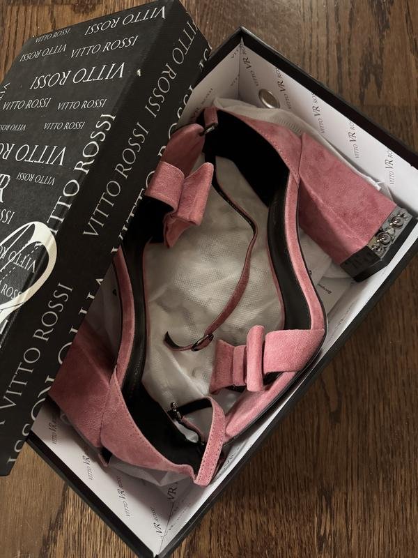 Femme Vitto Rossi Talons Rose Suède 39