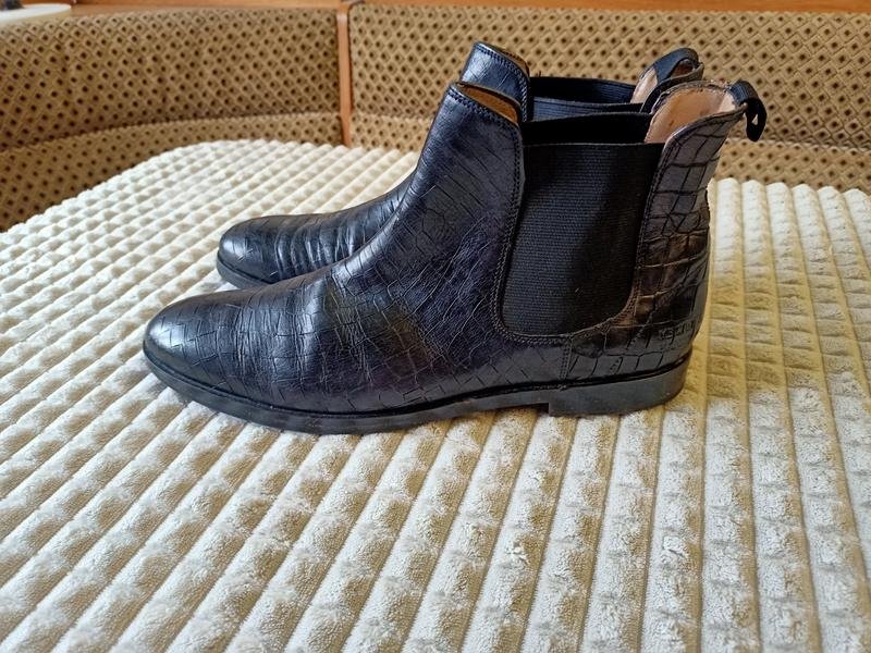 Donna Melvin & Hamilton Stivali Neri Pelle 39.5