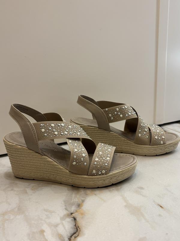 Women Marco Tozzi Heels Beige 37