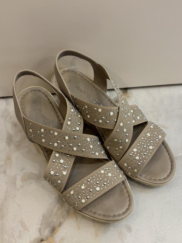 Women Marco Tozzi Heels Beige 37