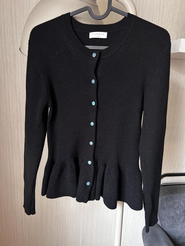 Femme Sandro Paris Pull Noir Acrylique 38