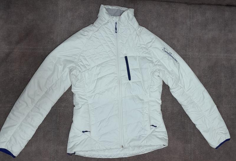 Femme Salomon Veste Blanche Nylon M