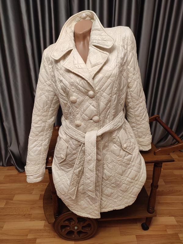 Damen Mantel Elfenbein 52