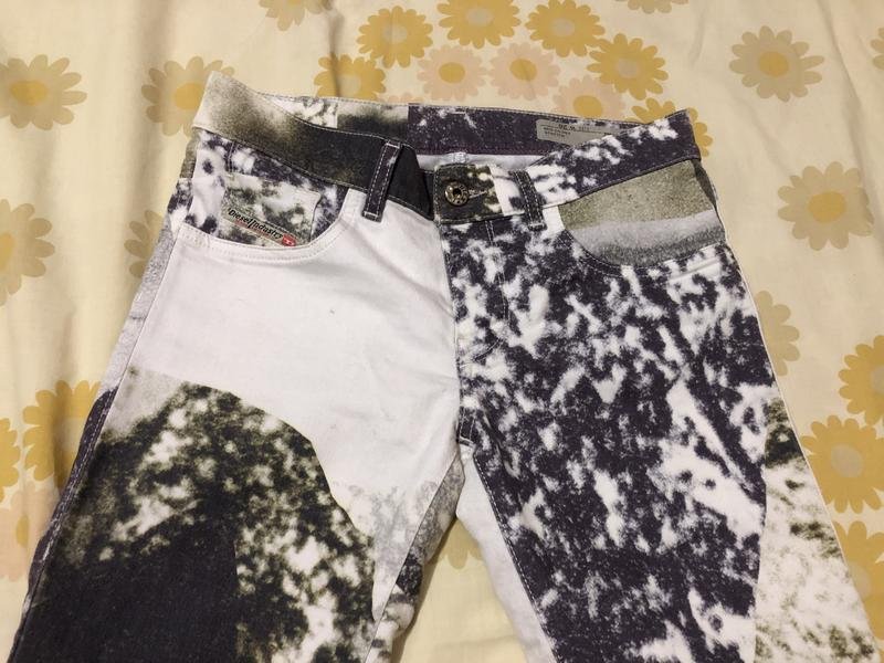 Женские Diesel Джинсы Разноцветный Деним XS