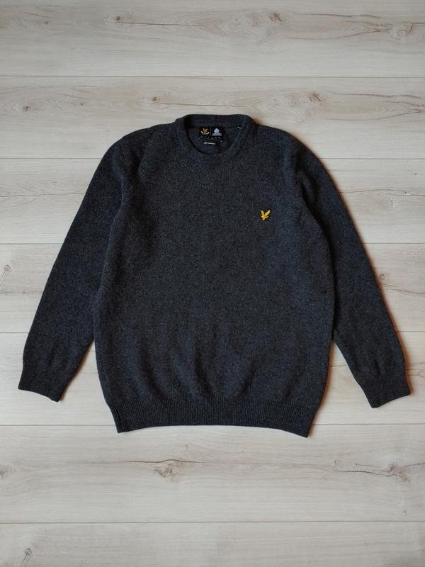Женский Lyle & Scott Свитер Серый Шерсть M