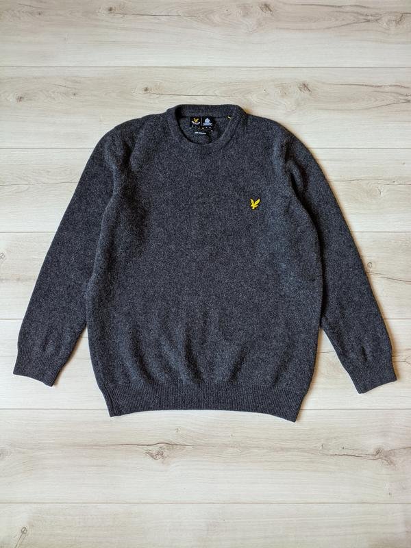 Женский Lyle & Scott Свитер Серый Шерсть M