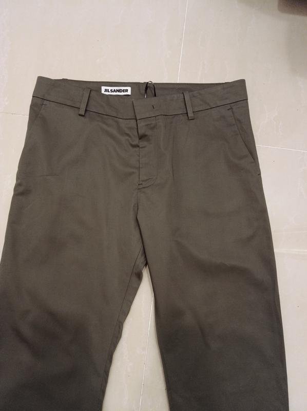 Women Jil Sander Trousers Grey Cotton 40