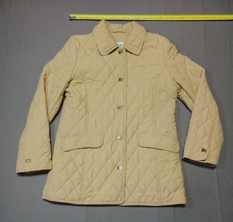 Women Viyella Jacket Beige Polyester S