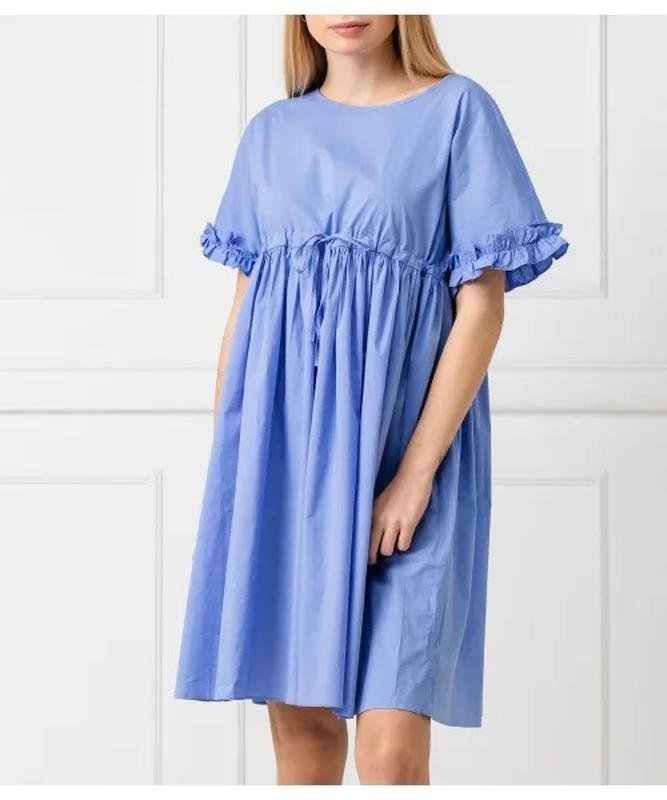 Женский Twin-Set Сукня Голубой Хлопок M