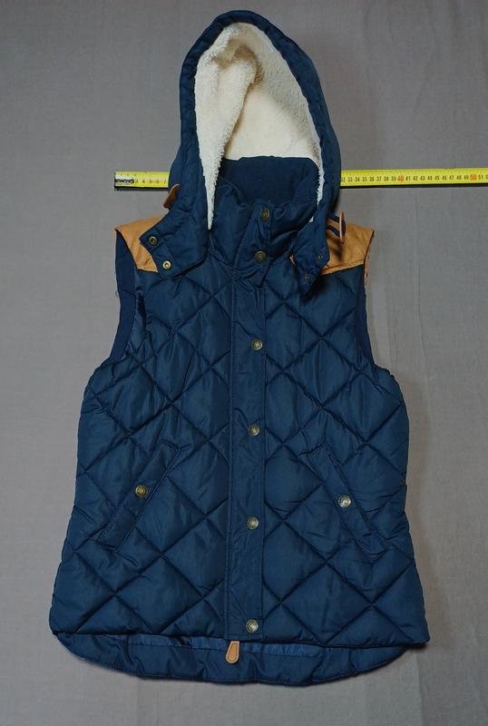 Женская H&M Жилетка Чёрный Полиэстер XXS