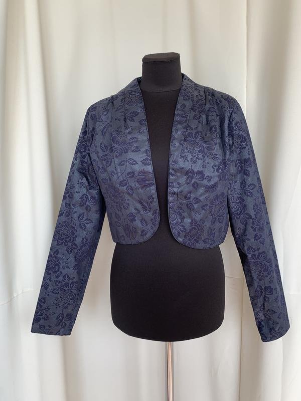 Femme Laura Ashley Veste Bleu Coton M