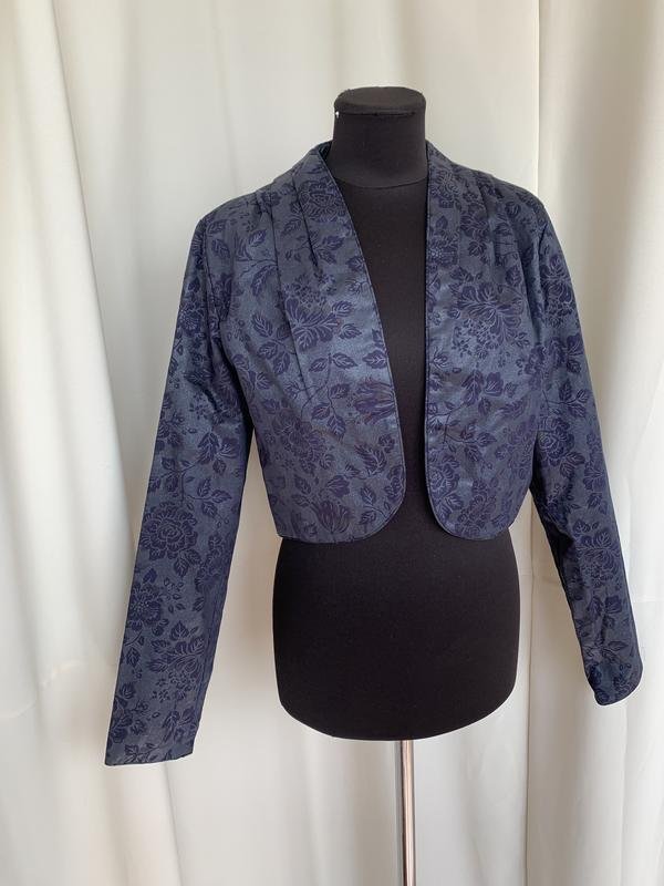 Femme Laura Ashley Veste Bleu Coton M