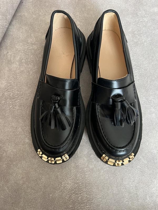 Женские Лоферы Чёрные 39