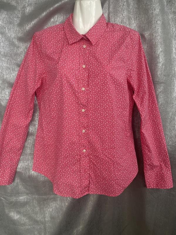 Damen Gant Hemd Rosa Baumwolle M