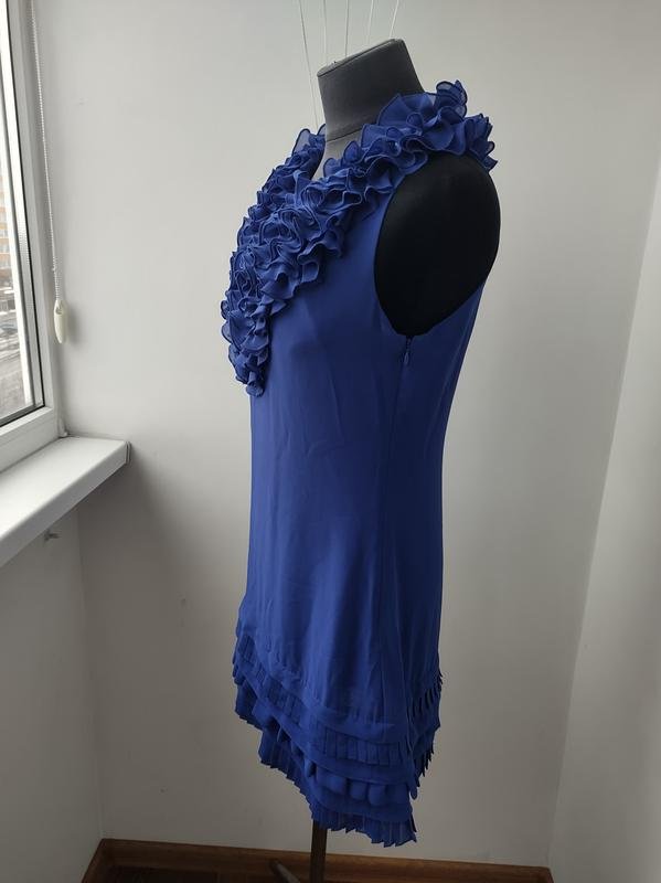 Women Ted Baker Dress Navy Polyester M