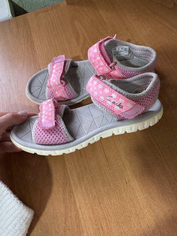 Women Clarks Sandals Pink Other