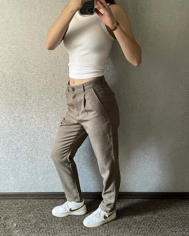 Women Carhartt Trousers Brown Wool 36