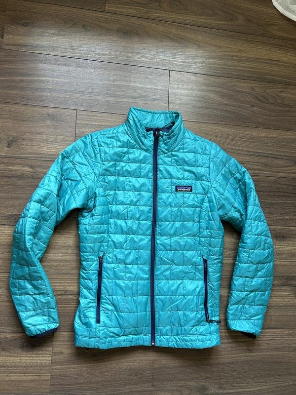 Women Patagonia Jacket Turquoise S