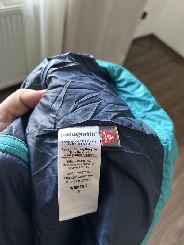 Women Patagonia Jacket Turquoise S