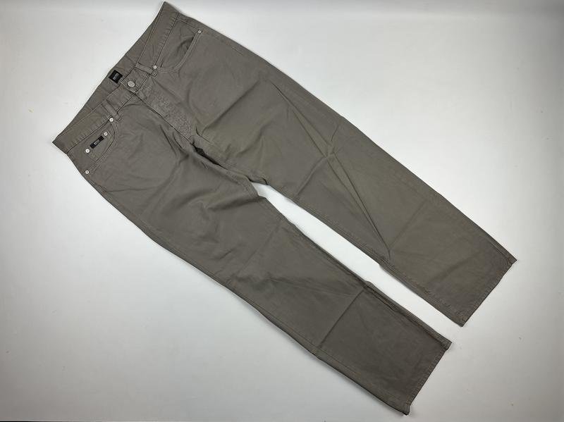 Uomo Hugo Boss Pantaloni Marrone Cotone 36