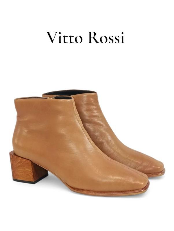 Femme Vitto Rossi Bottes Marron Cuir 39