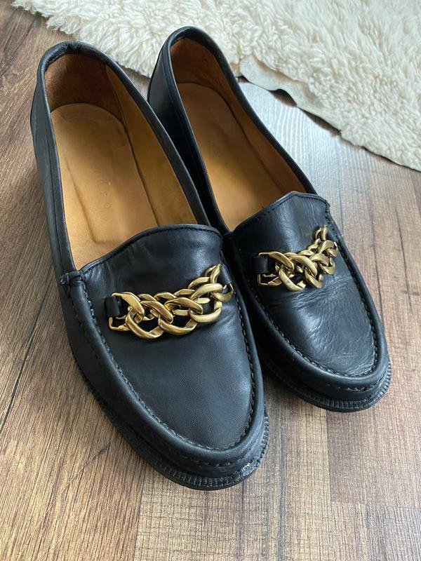 Femme Sandro Paris Mocassins Noir Cuir 37